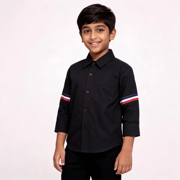 Black_Cotton_Regular_Fit_Shirt_For_Boys