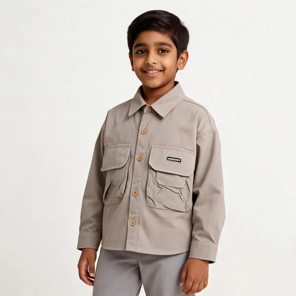 Beige_Cotton_Utility_Shirt_For_Boys