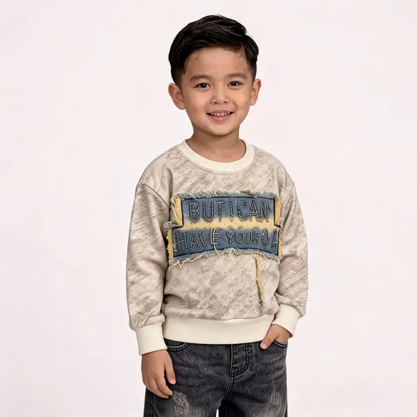 Cream_Casual_Sweatshirt_For_Boys