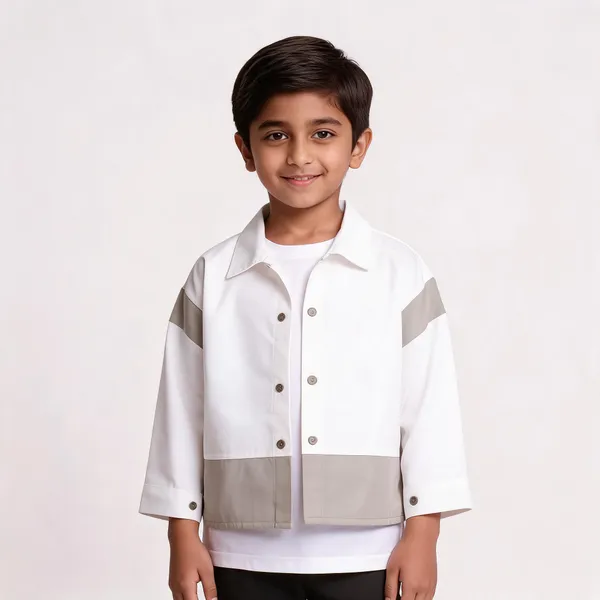 White_Cotton_Blend_Color_Block_Jacket_For_Kids