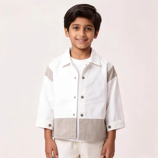 White_Cotton_Blend_Color_Block_Jacket_For_Kids