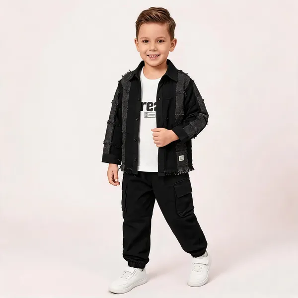 Black_Casual_Outfit_Set_For_Boys