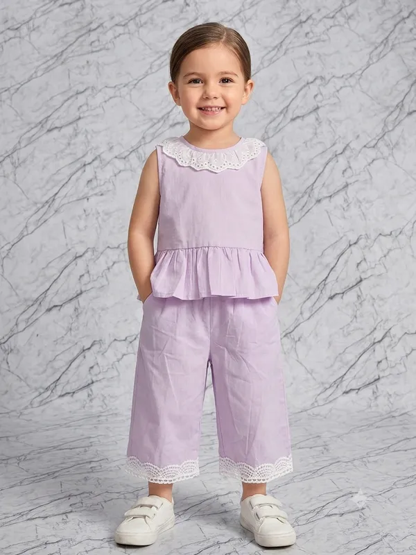 Lavender_Sleeveless_Peplum_Top_And_Pants_Set_for_Girls