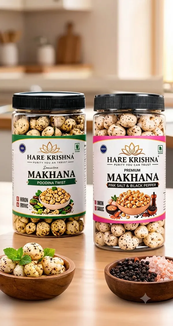 Hare_Krishna_Pudina_Twist_And_Pink_Salt_And_Black_Pepper_Makhana_Pack_Of_2