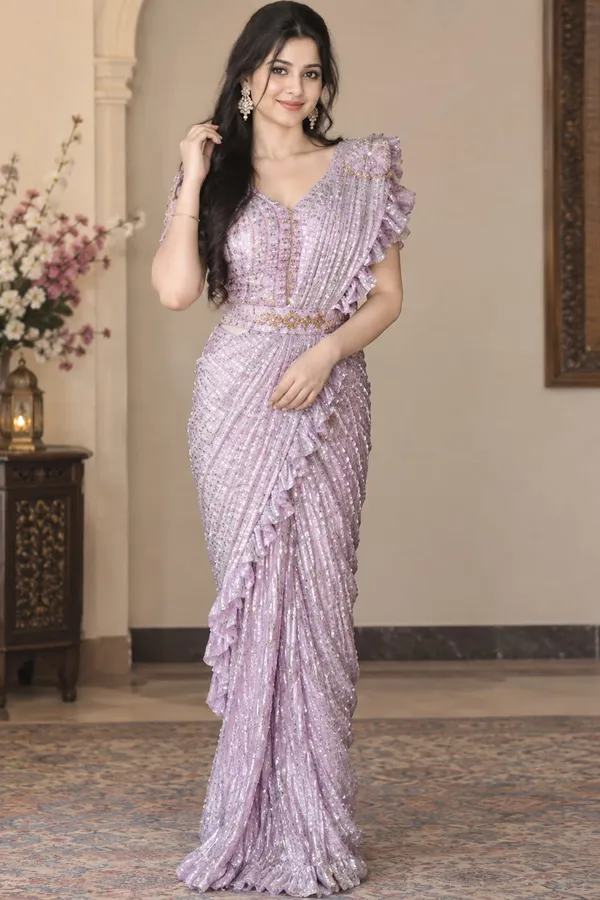 Purple_Silk_Crush_Ready_To_Wear_Saree_For_Women