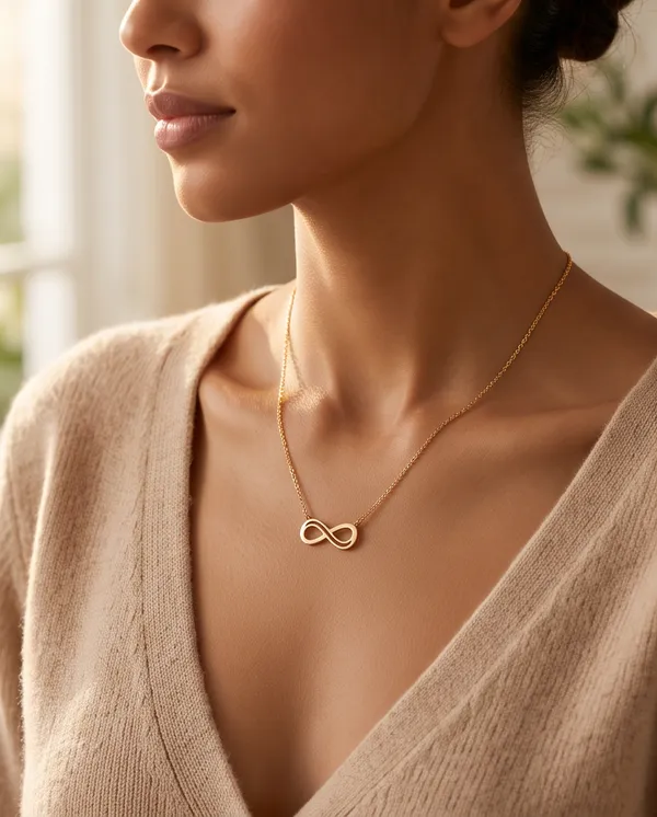 Gold_Metal_Minimalist_Infinity_Pendant_Necklace_For_Women