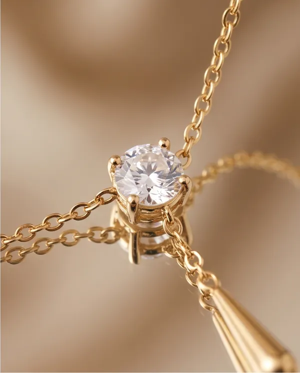 Gold_Metal_Y-Drop_Pendant_Necklace_For_Women