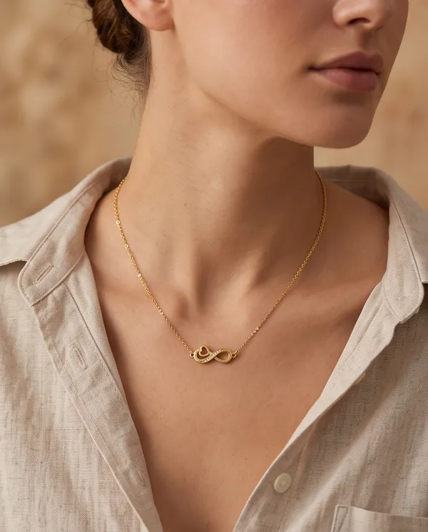 Gold_Metal_Infinity_Pendant_Necklace_For_Women