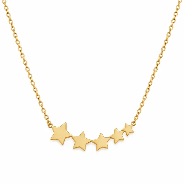 Gold_Metal_Celestial_Star_Charm_Necklace_For_Women