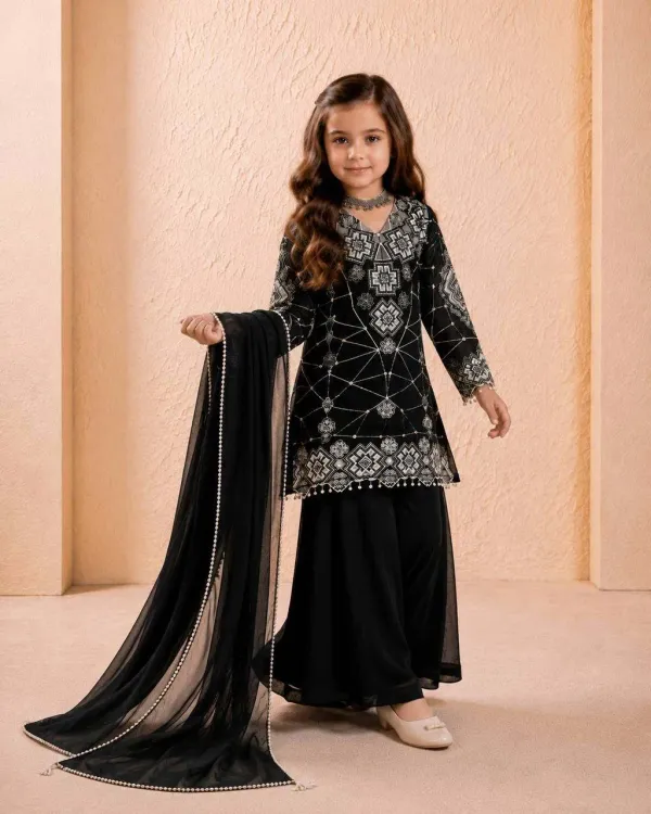 Black_Girls_Wedding_Wear_Top_Palazzo_And_Dupatta_Set_With_Sequence_Work