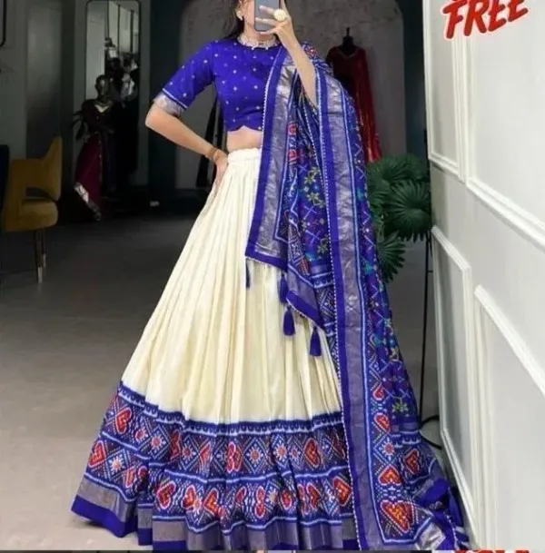 Cultural_Ajarakh_Print_Decorative_Lahenga_Choli_For_Women
