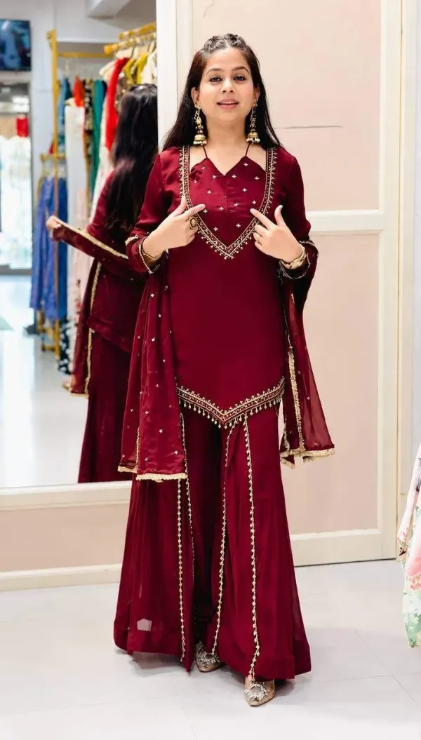 Maroon_Embroidered_Sharara_Suit_Set_With_Dupatta