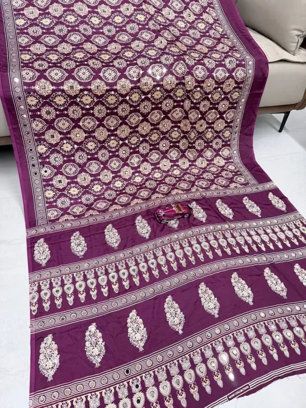 Premium_Ajarakh_Print_Handcrafted_Mirror_Work_Saree_For_Women