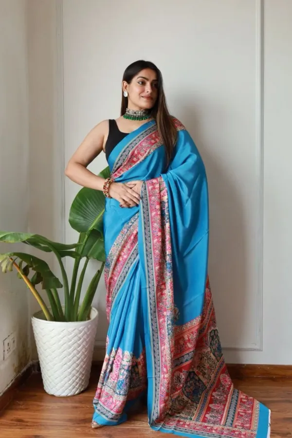 Blue_New_Madhubani_Satin_Collection_For_Women