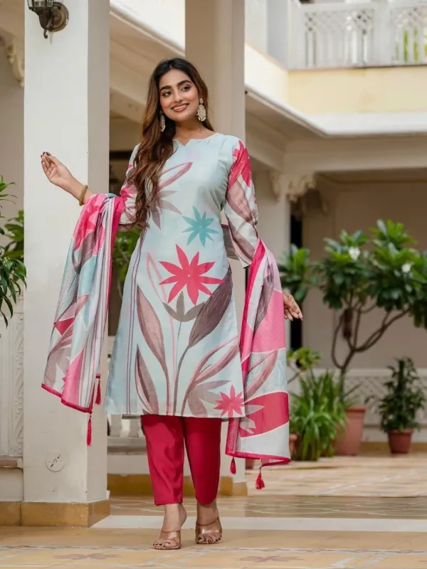 Abstract_Floral_Printed_Embroidered_Straight_Kurta_With_Pant_Dupatta_Multi