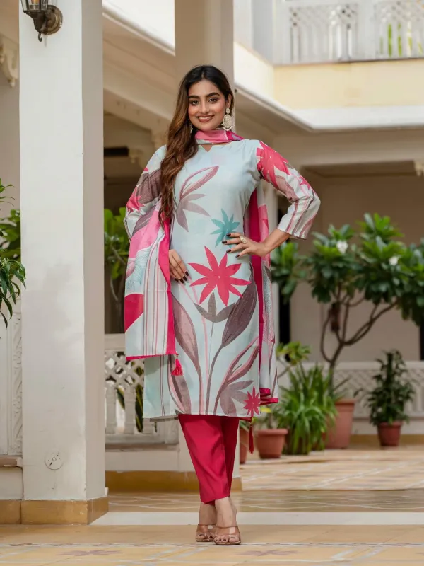 Abstract_Floral_Printed_Embroidered_Straight_Kurta_With_Pant_Dupatta_Multi