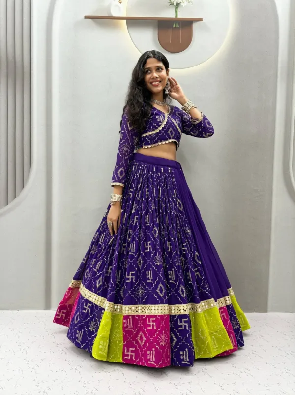Launching_Navratri_Special_Lehenga_Choli_With_Vintage_Duptto