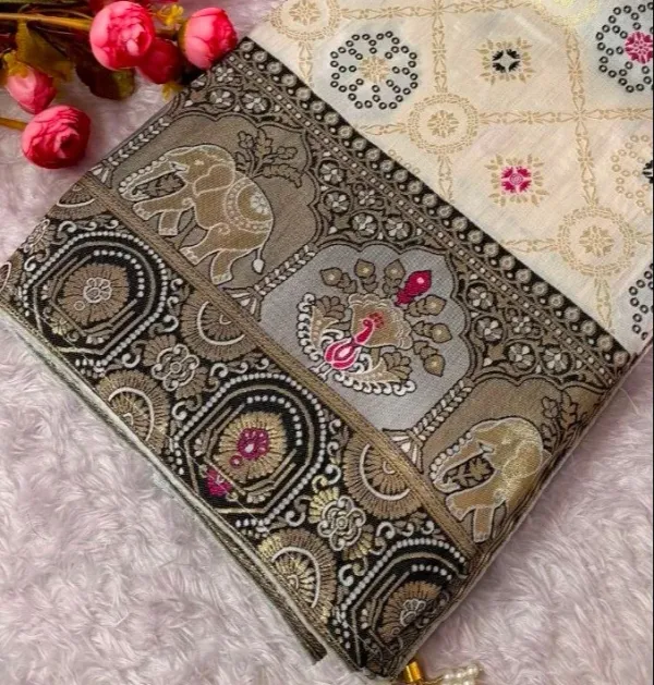 Elegant_Ajarakh_Print_Ethnic_Saree_Collection_For_Women
