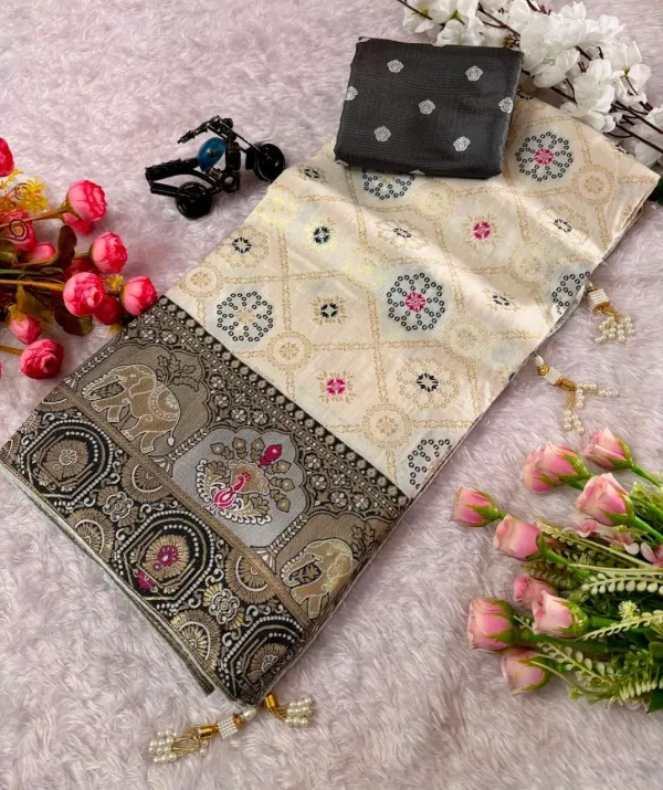 Elegant_Ajarakh_Print_Ethnic_Saree_Collection_For_Women