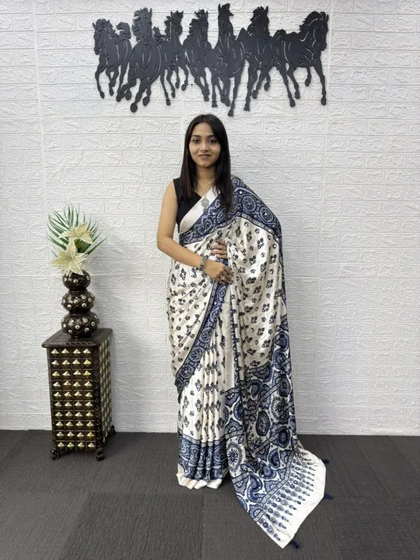 Ajrakh_Real_Mirror_Work_Semi_Gajji_Silk_Soft_And_Smooth_Saree