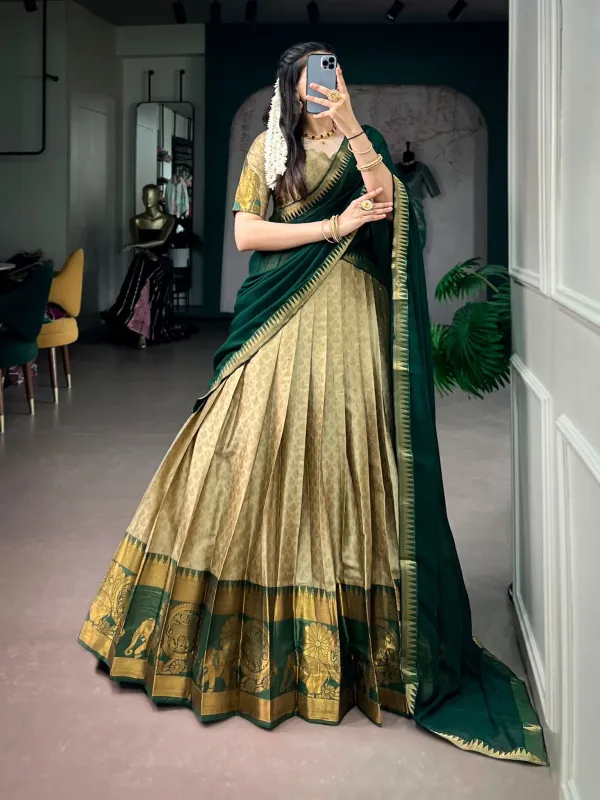 South_Indian_Temple_Wear_Half_Saree