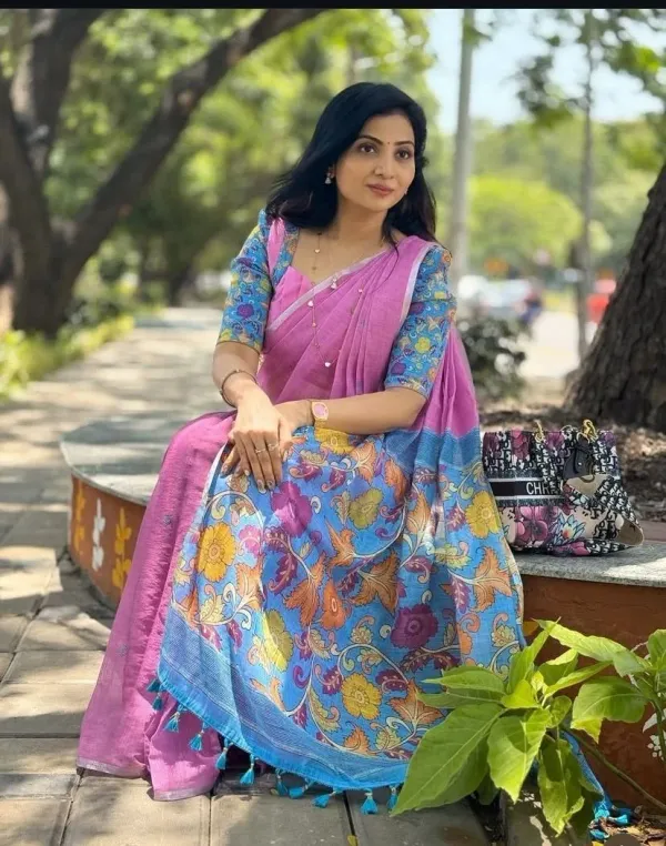 Linen_Pink_Kalamkari_For_Women
