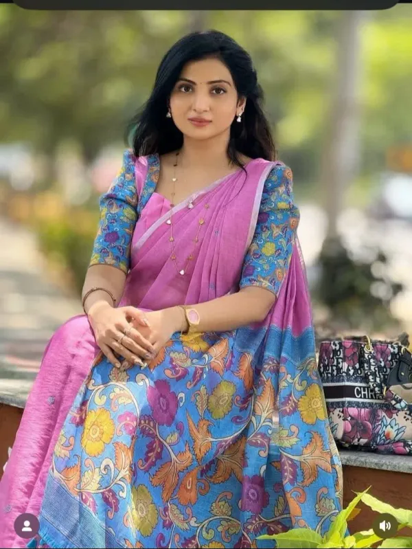 Linen_Pink_Kalamkari_For_Women