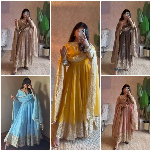 Sky_Blue_Organza_Anarkali_Suit_Set_With_Heavy_Sequin_Embroidery_Elephant_Zari_Border_Dupatta_Veronica_Fashion_Hub