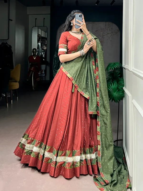 Navratri_Collection_Traditional_Fashion_Elevated_With_Elegant_Chanderi_Fabric_And_Statement_Latkan