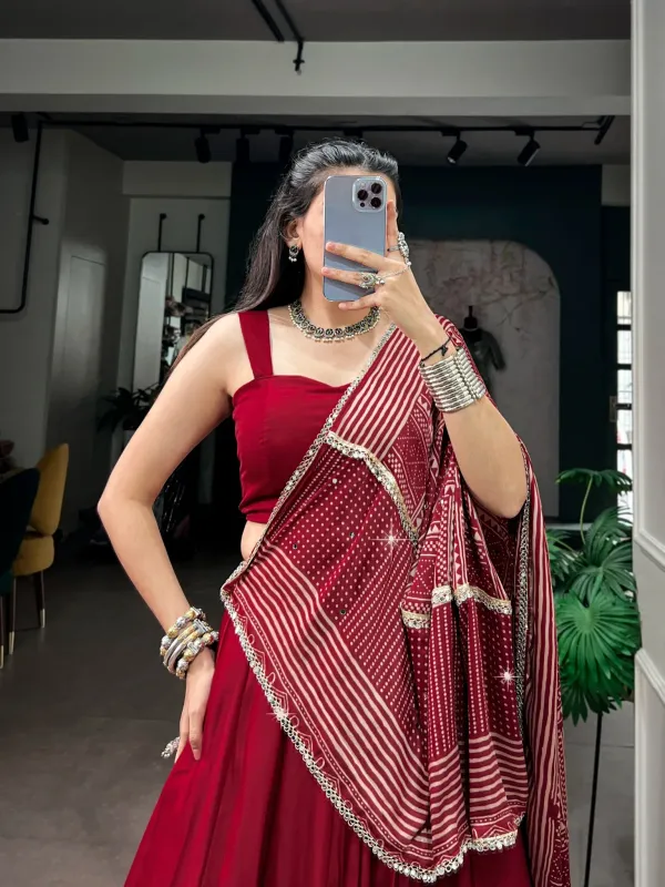 Navratri_Collection_Maroon_Designer_Lehenga_Choli_With_Printed_Dupatta_Celebrating_The_Season_Of_Devotion_With_Grace_Gratitude_And_A_Little_Extra_Sparkle