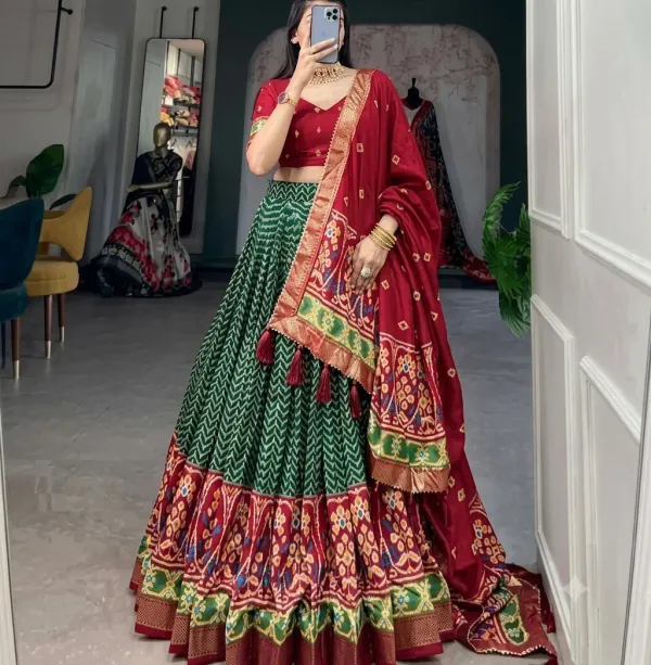 Ethnic_Ajarakh_Print_Artisan_Lahenga_Choli_For_Women