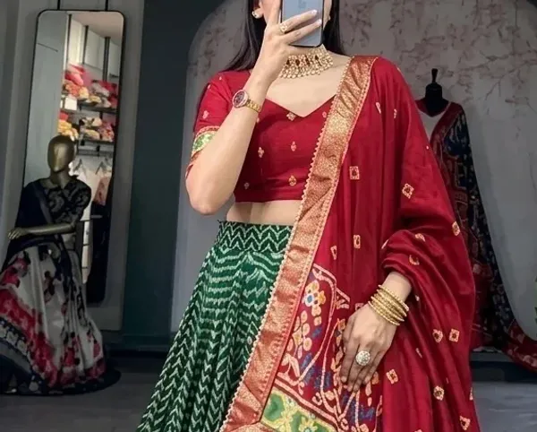 Ethnic_Ajarakh_Print_Artisan_Lahenga_Choli_For_Women