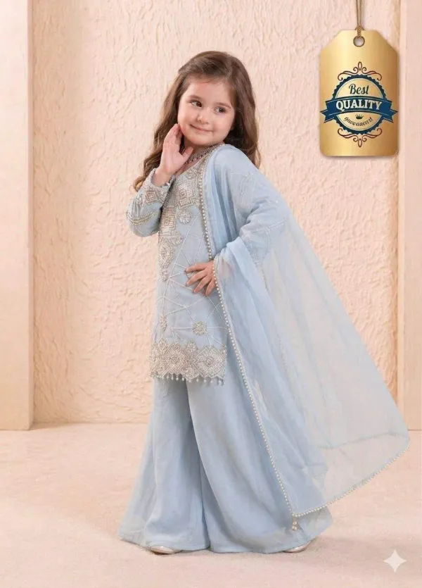 Sky_Blue_Girls_Wedding_Wear_Top_Palazzo_And_Dupatta_Set_With_Sequence_Work