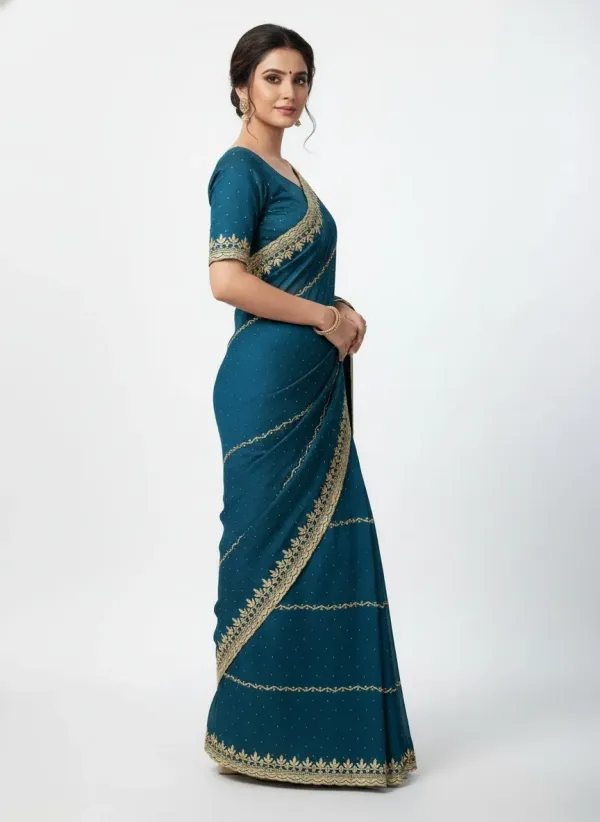 Soft_Satin_Chiffon_Embroidery_Sarees_For_Women