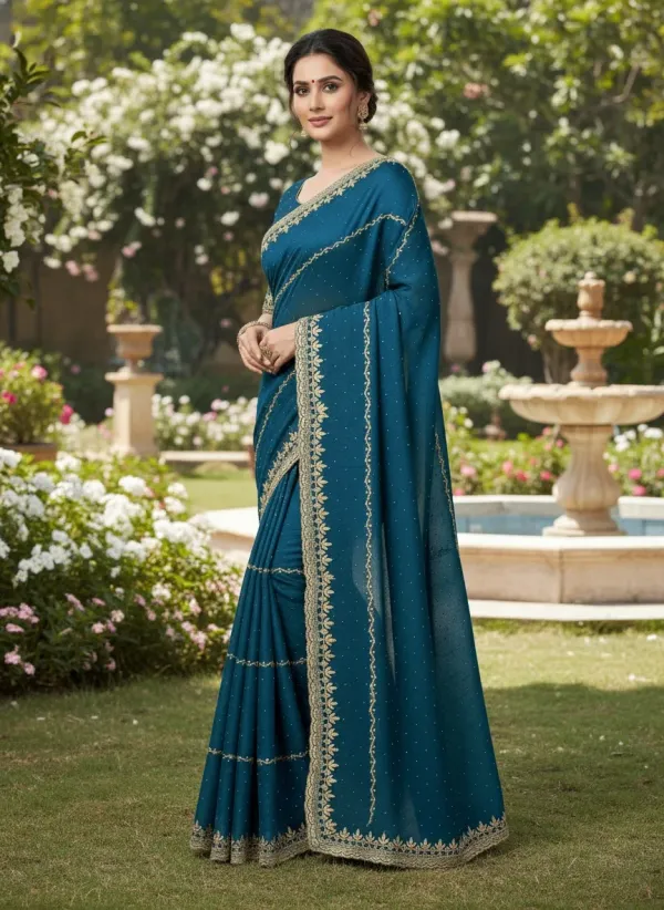 Soft_Satin_Chiffon_Embroidery_Sarees_For_Women