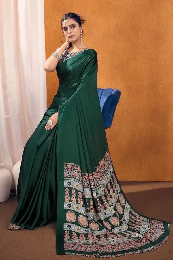 Satin_Crepe_Silk_Ajrakh_Printed_Saree_For_Women