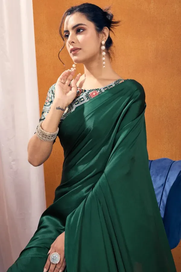 Satin_Crepe_Silk_Ajrakh_Printed_Saree_For_Women