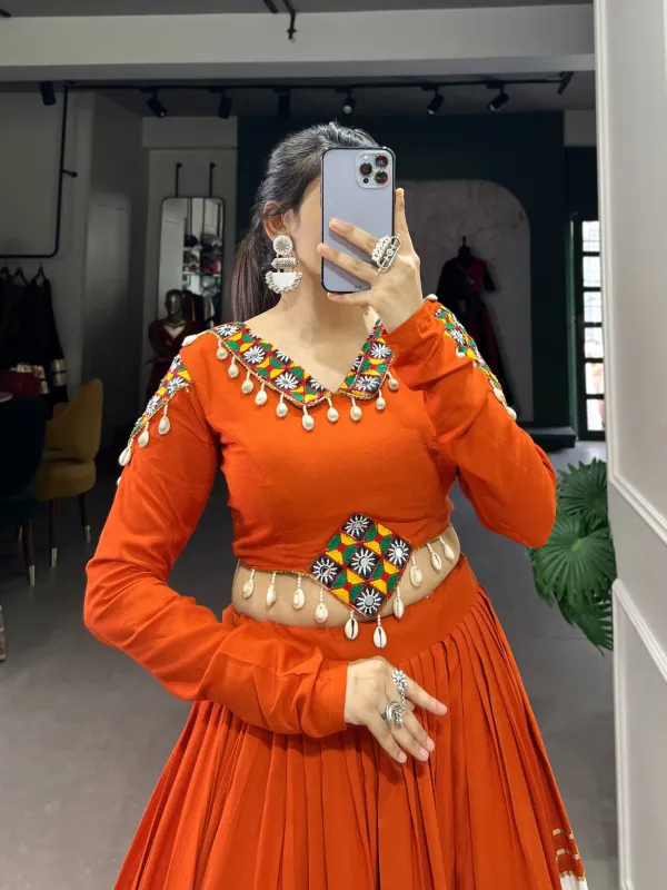 Orange_Color_Gamthi_Work_With_Gotta_Patti_Lace_Design_Lehenga_Choli_By_Veronica_Fashion_Hub