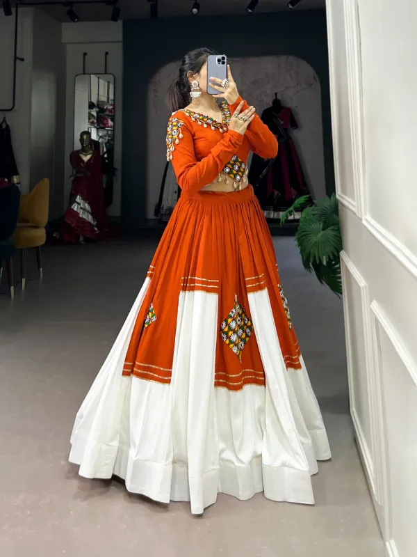 Orange_Color_Gamthi_Work_With_Gotta_Patti_Lace_Design_Lehenga_Choli_By_Veronica_Fashion_Hub