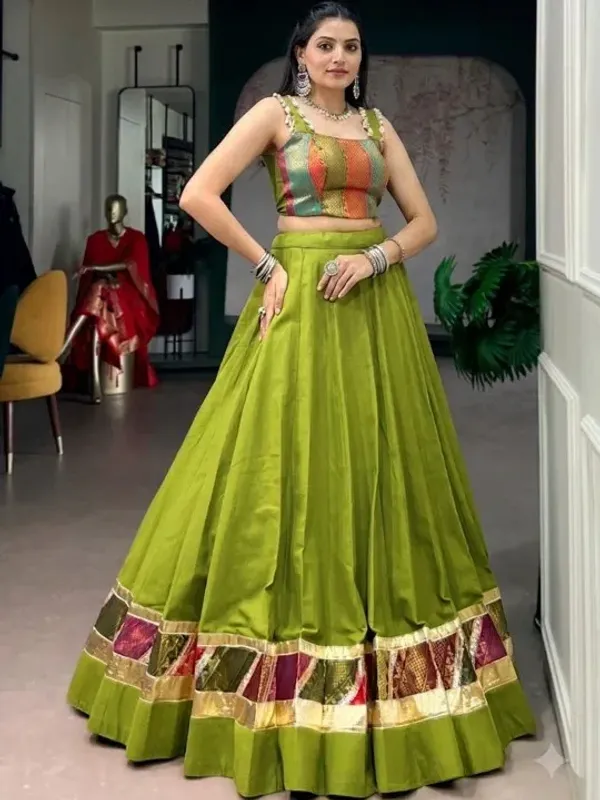 Veronica_Fashion_Ready_To_Wear_Lehenga_Unstitched_Green_And_Yellow_Embellished_Ready_To_Wear_Lehenga_Has_Zip_Closure_Straight_Hem