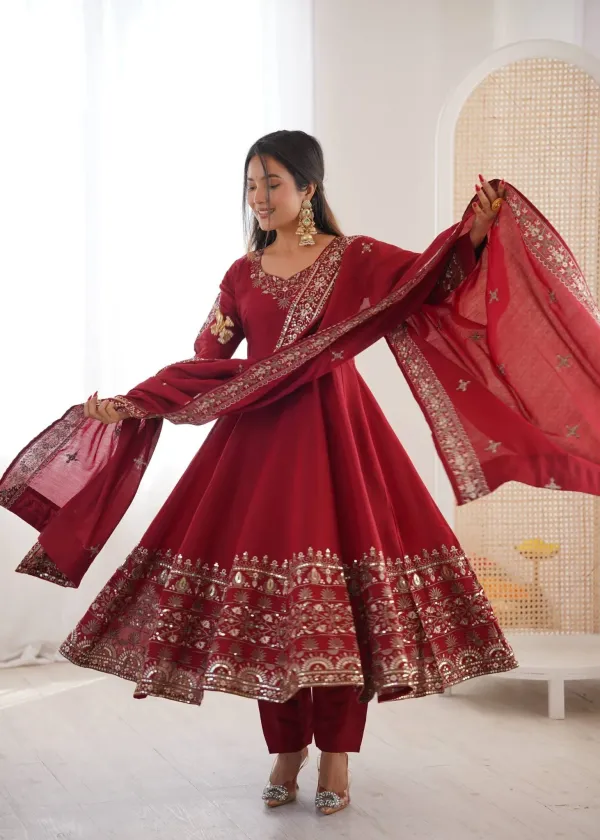 Elegant_Embroidered_Sequence_Designer_Anarkali_Three_Piece_Set