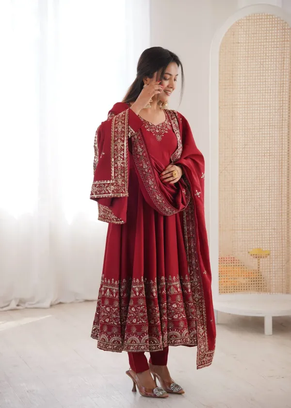 Elegant_Embroidered_Sequence_Designer_Anarkali_Three_Piece_Set