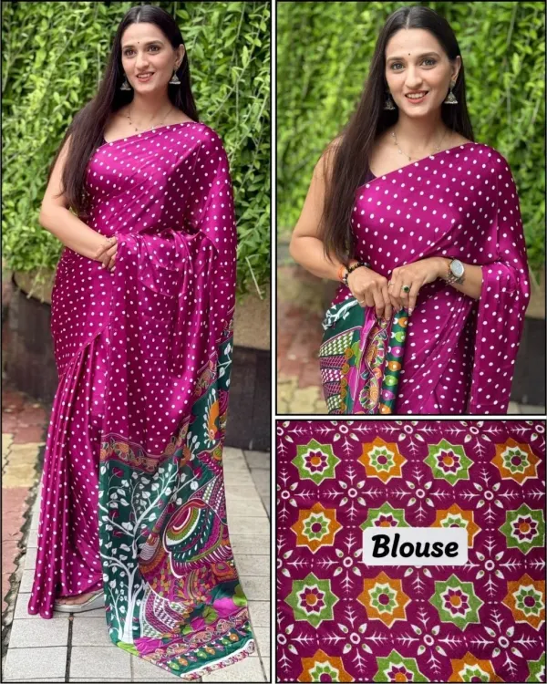 Ajrakh_Print_Premium_Gaji_Silk_Fabric_For_Women