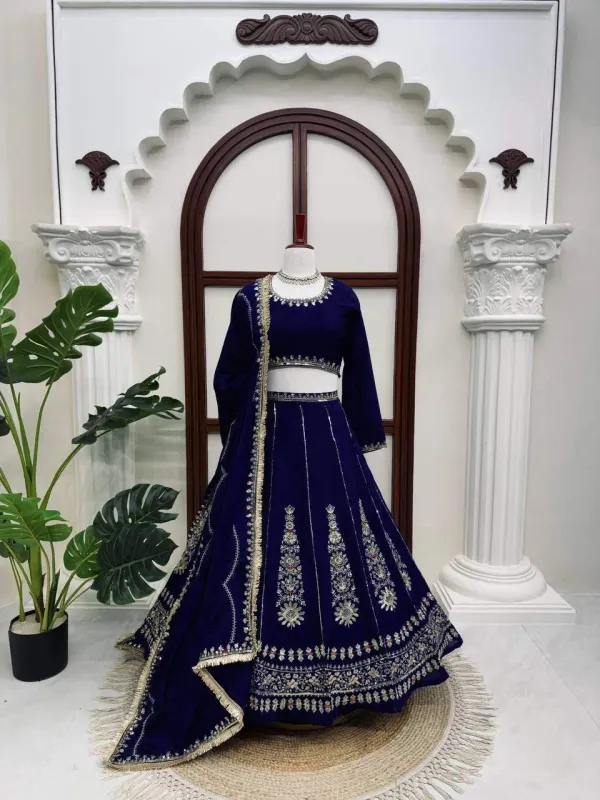 Royal_Midnight_Blue_Lehenga_Set_From_The_Boutique