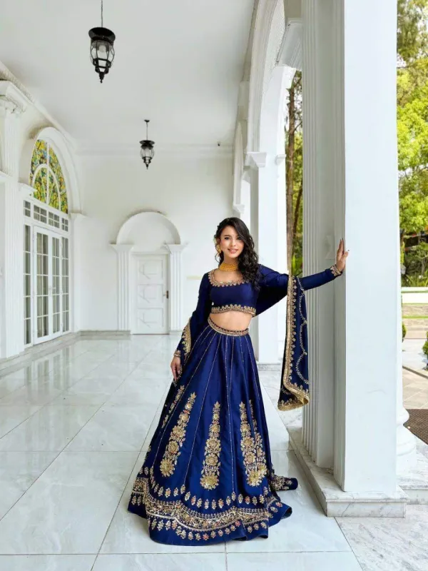 Royal_Midnight_Blue_Lehenga_Set_From_The_Boutique