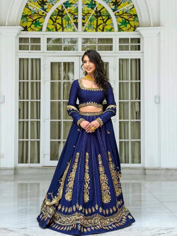 Royal_Midnight_Blue_Lehenga_Set_From_The_Boutique
