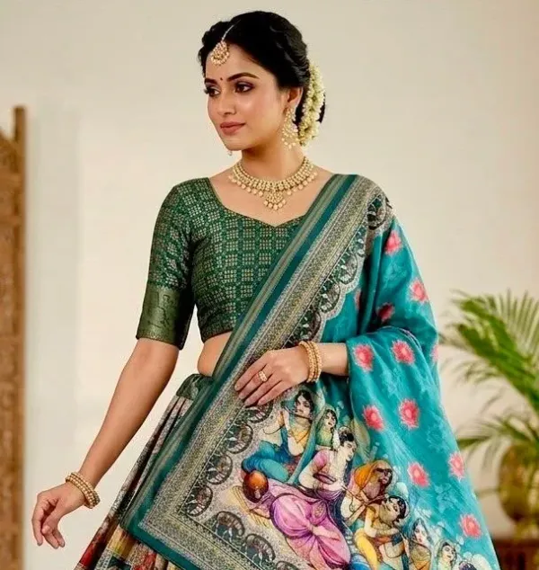 Graceful_Ajarakh_Print_Traditional_Choli_Style_For_Women