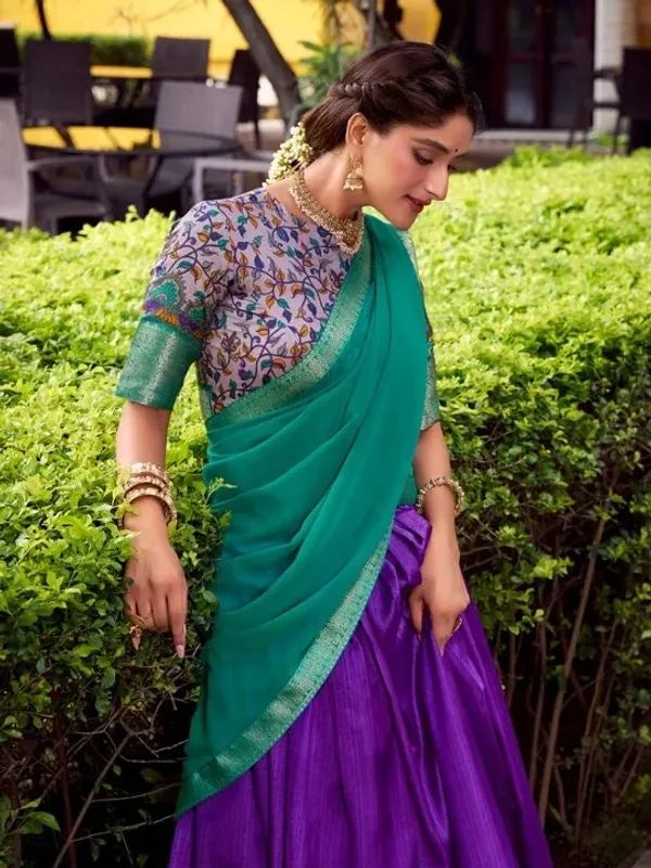 Purple_Elegant_Aastha_Silk_Printed_Lehenga_Choli_Set_With_Zari_Weaving_And_Georgette_Dupatta