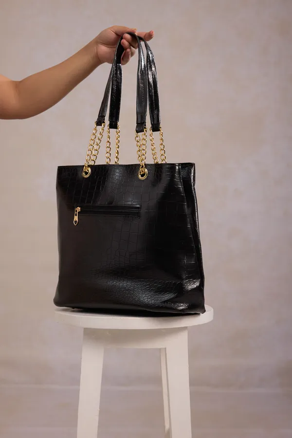 Black_Pu_Leather_Tote_Bag_For_Women