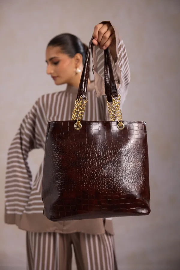 Brown_Pu_Leather_Tote_Bag_For_Women